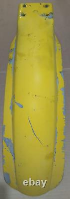 SUZUKI TS Ts50 TS50X 1985 SA11A used front fender mudflap yellow 53111-13700-163