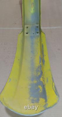 SUZUKI TS Ts50 TS50X 1985 SA11A used front fender mudflap yellow 53111-13700-163