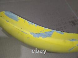 SUZUKI TS Ts50 TS50X 1985 SA11A used front fender mudflap yellow 53111-13700-163