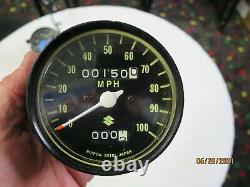 SUZUKI TS125 TS185 Speedometer Operation Verified VERY LOW MILEAGE