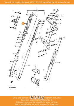 SUZUKI bout, 51571-05210 OEM