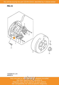 SUZUKI coil, Primary, 32140-32021 OEM