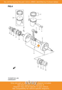 SUZUKI pin, Crank, 12211-29001 OEM
