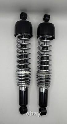 Shock Absorbers Chrome for 1972 Suzuki TS 250 J (P. E. I Model)