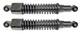 Shock Absorbers Chrome For 1974 Suzuki Gt 185 L