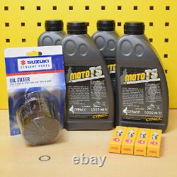 Suzuki GSF 600 95 04 Serviceset Original Oil Filter Spark Plugs Bandit Engine