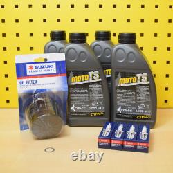 Suzuki GSX 650 For 08 15 Serviceset Original Oil Filter Denso Spark Plugs