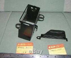 Suzuki NOS Battery Holder & Plate / Box & Lid TS250 #41540-30000 & #41561-30000