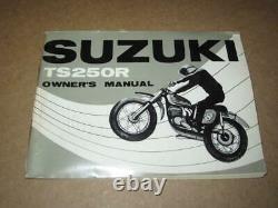 Suzuki Nos Original Owners Manual Ts250r 1971