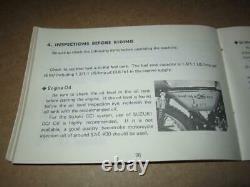 Suzuki Nos Original Owners Manual Ts50k 1973
