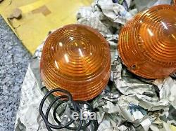 Suzuki T20 T250 T350 T500 TS100 TS125 TS185 TS250 Turn Signal Winker Lamp NOS x3
