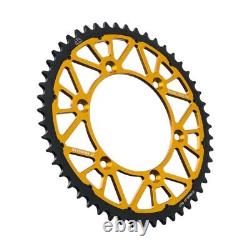 Suzuki TS 125 R 1989-1997 JT Black Gold Rear Sprocket 51 JTX808.51GLD