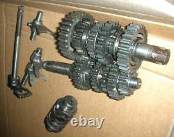 Suzuki TS 125 R Complete Gear Box TS125R Gearbox Main & Lay Shaft Selectors