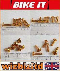 Suzuki TS 250 X 1986 Gold Bikeit Faring and Screen Bolt kit