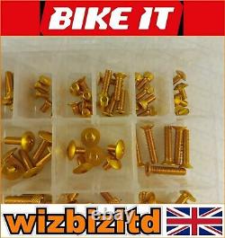 Suzuki TS 250 X 1986 Gold Bikeit Faring and Screen Bolt kit