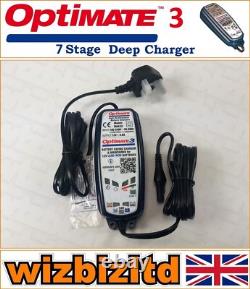 Suzuki TS 250 X 1986 Optimate Acid Gel Battery Charger And Optimiser 12V
