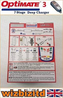 Suzuki TS 250 X 1986 Optimate Acid Gel Battery Charger And Optimiser 12V