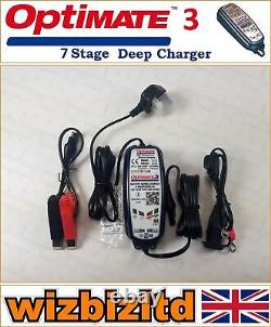 Suzuki TS 250 X 1986 Optimate Acid Gel Battery Charger And Optimiser 12V