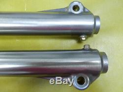 Suzuki TS125 Fork Outer Tube L & R NOS SP125 Fork Cover Pair 51130 & 51140-48500