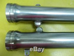 Suzuki TS125 Fork Outer Tube L & R NOS SP125 Fork Cover Pair 51130 & 51140-48500