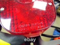 Suzuki TS125 Taillight with Holder 1992 NOS TS125N Rear Lamp Bracket 35710-48010