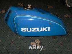 Suzuki TS185 Model C Fuel Tank Spares Repair Cap and Key Solid C07