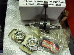 Suzuki TS250 NEW crankshaft assy++bearings and seals, Later1970s models, New, Nos