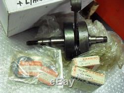 Suzuki TS250 NEW crankshaft assy++bearings and seals, Later1970s models, New, Nos