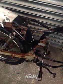 Suzuki TS50 X Rolling Chassis For Spares Repair Classic Frame