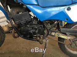Suzuki TS50 X scrambler / moto cross bike for spares or repair parts Dep exhaust