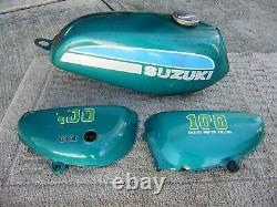 Suzuki TS90 TC90 TS100 TC100 Matching Bodywork Set with Gas Tank and Sidecovers