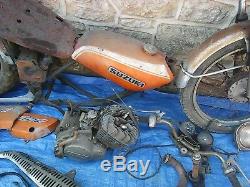 Suzuki Ts 125 1972 Vintage Classic Restoration Job Lot Motorcycle Parts