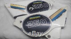 Suzuki Ts 250 Side Panels Cover Oem Part Used (pair)