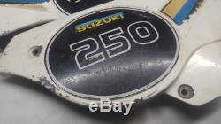Suzuki Ts 250 Side Panels Cover Oem Part Used (pair)