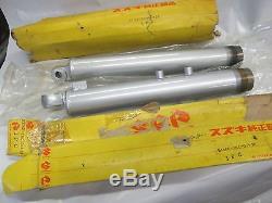 Suzuki Ts50 Right And Left Hand Outer Chrome Fork Lower Leg Nos! 1971