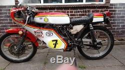 Suzuki classic race T100 ts100 unfinished project spares or repair AR125 wheels