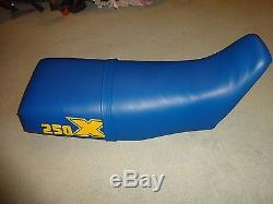 Suzuki ts 250 x tsx seat recovered in blue