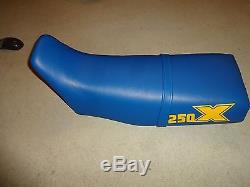 Suzuki ts 250 x tsx seat recovered in blue