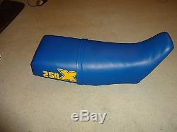 Suzuki ts 250 x tsx seat recovered in blue