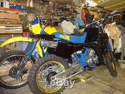 Suzuki ts 250 x tsx seat recovered in blue