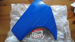 Suzuki ts50x left and right hand tank covers nos blue