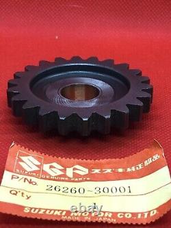 TS250 TM250 RL250 New Genuine SUZUKI Kick Starter 22T Idle Gear 26260-30001