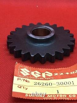 TS250 TM250 RL250 New Genuine SUZUKI Kick Starter 22T Idle Gear 26260-30001