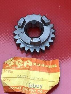 TS50ER OR50 RM50 RM80 NEW Genuine SUZUKI 3rd Drive Gear P/No. 24231-46000