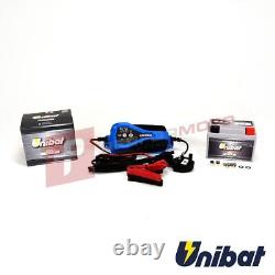 Unibat ULT1B Motorcycle Battery and Charger for Suzuki TS 50W 1986