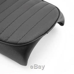 Universal Black For Motorbike Custom Leather Cafe Racer Type Seat Hump Cushion