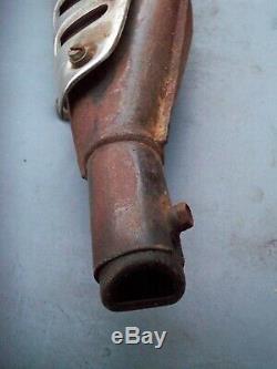 Vintage 1970s Used Suzuki TS250 Exhaust Pipe With Heat Shield Baffle