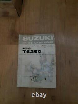 1974 Suzuki Ts250 Moteur Complet, Glucides, CDI Et Kickstart En Cours D’exécution Savage Trail