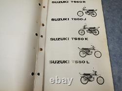 1974 Suzuki Ts50 Gaucho Pièces Catalogue Manuel Ts 50 71 72 73 74 1971 1972 1973