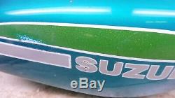 1975-1976 Suzuki Ts100 Dual Sport Gas Réservoir De Carburant Cellule Pl214 +